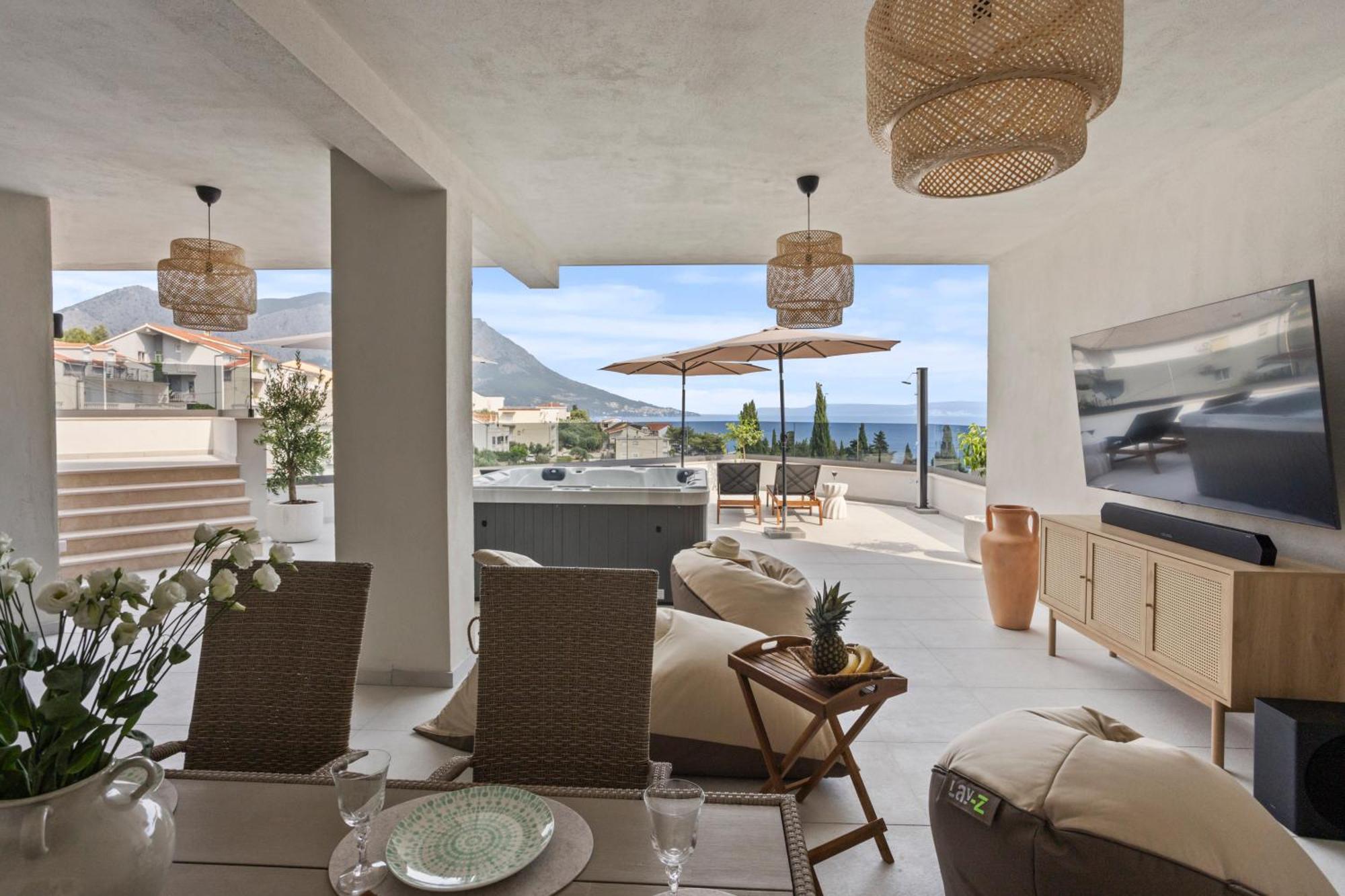Luxury Penthouse Duce Apartment Bagian luar foto